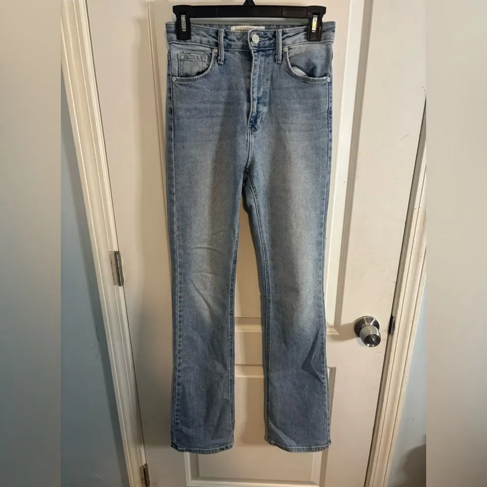 Just Black denim the Mia Light Blue bootcut flared Jeans size 24 EUC - Picture 2 of 4